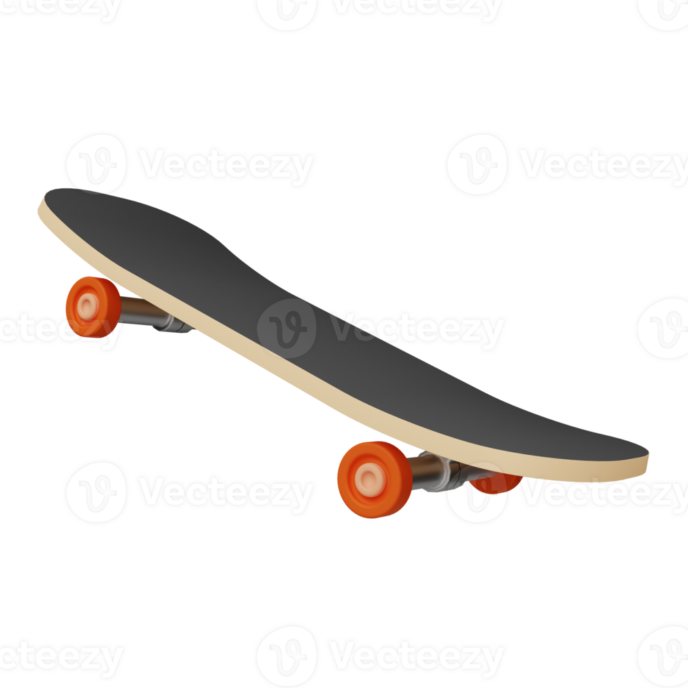 skateboard 3d icon png