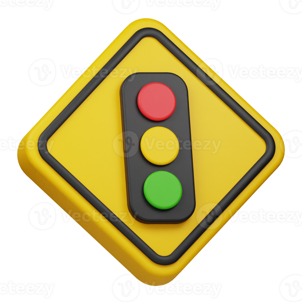 traffic light 3d icon png