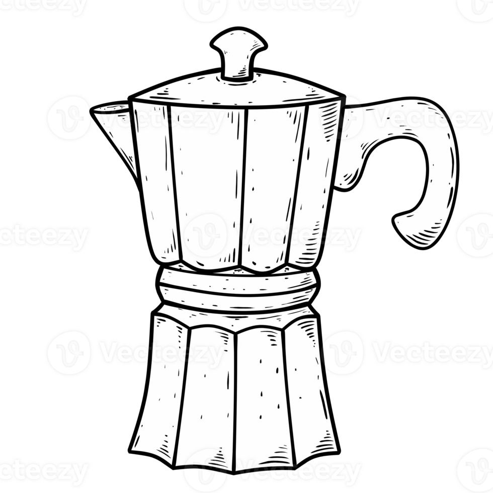 illustration of coffee maker png