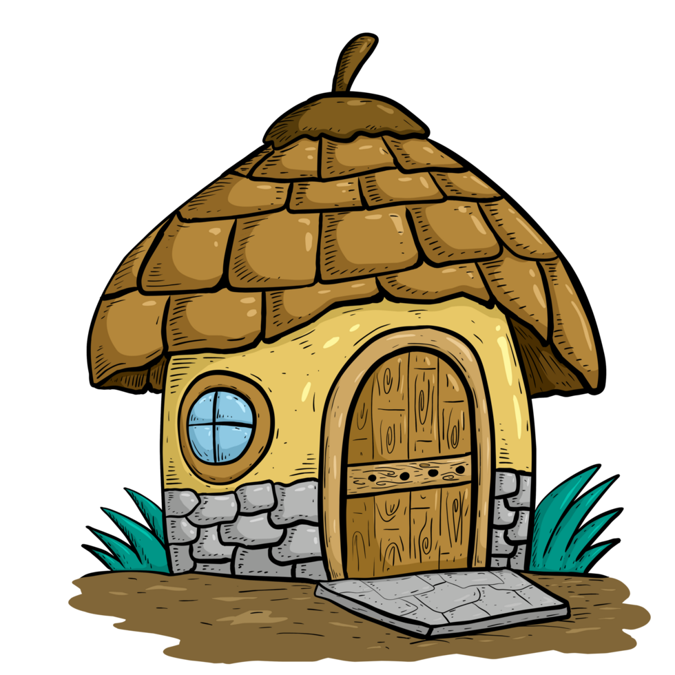 illustration of a fairy house png