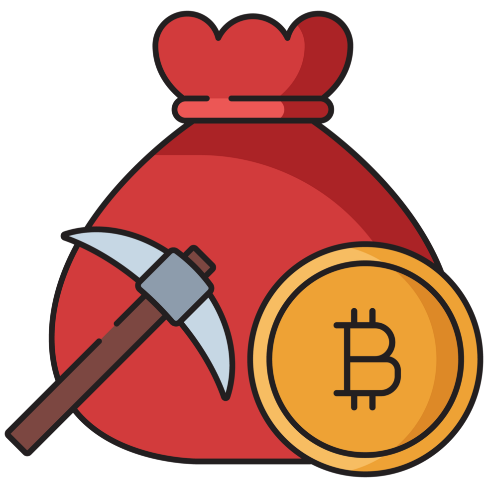 cryptocurrency mining bag png