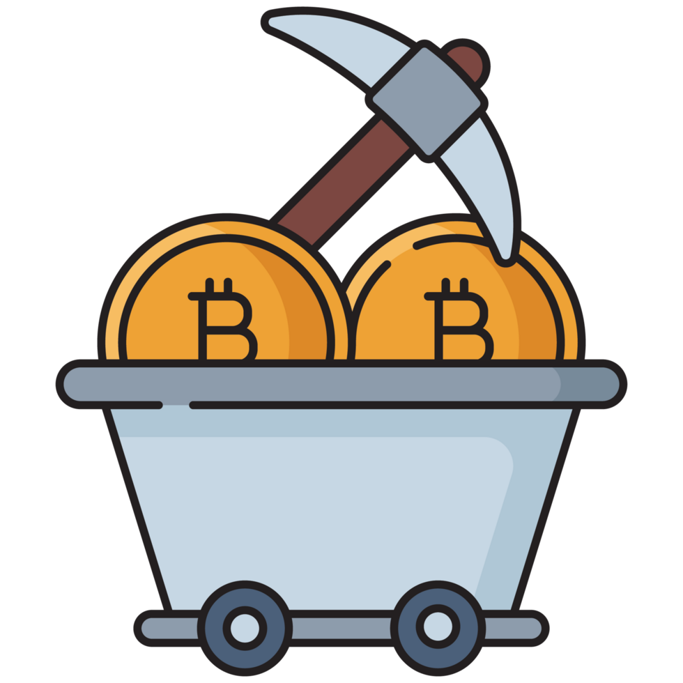bitcoin mining trolley png