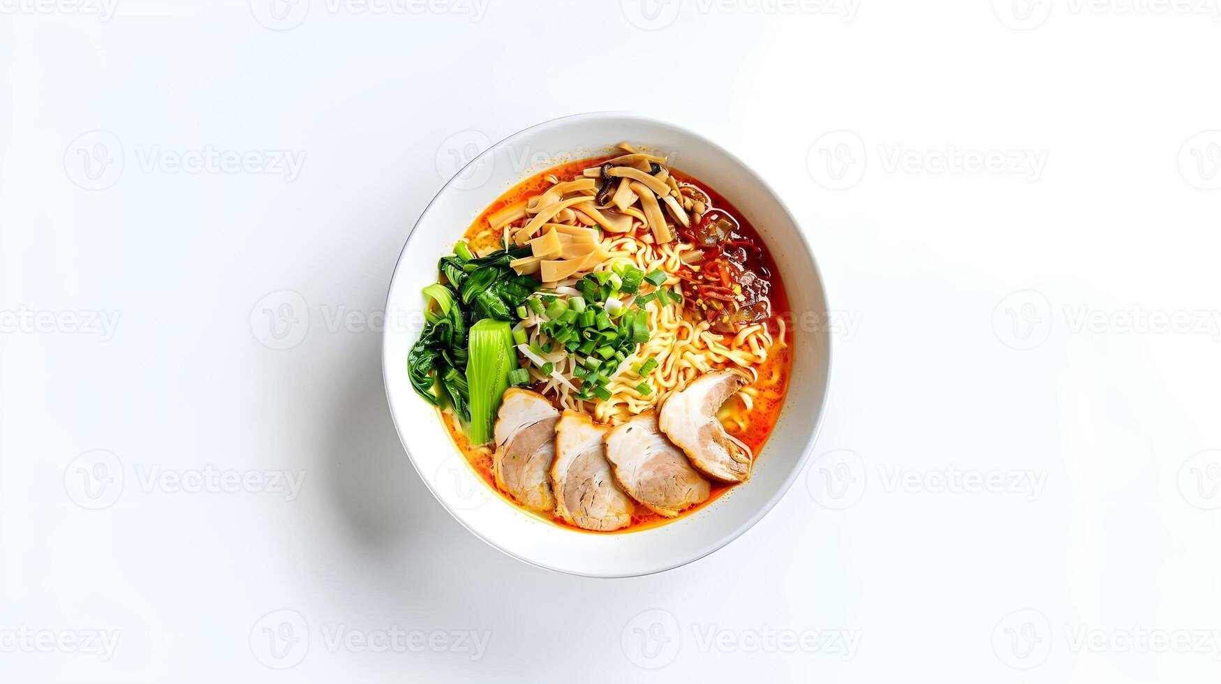 Bowl of ramen photo