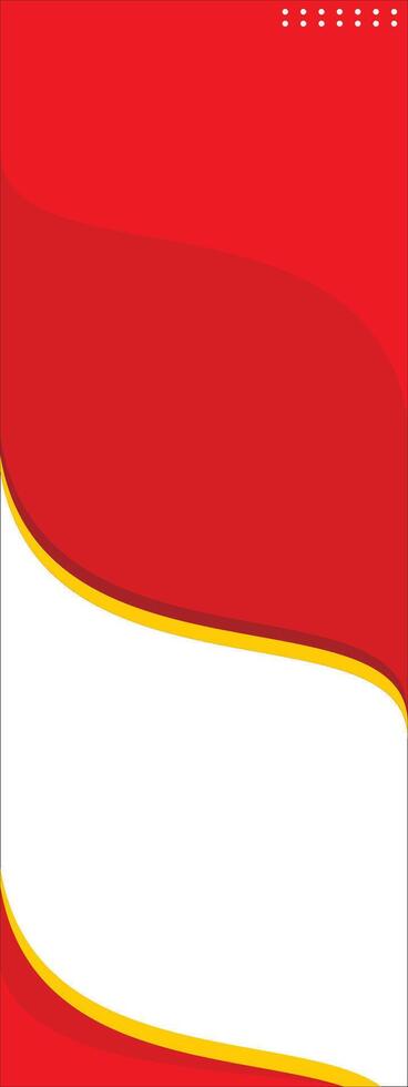 Abstract red banner background vector