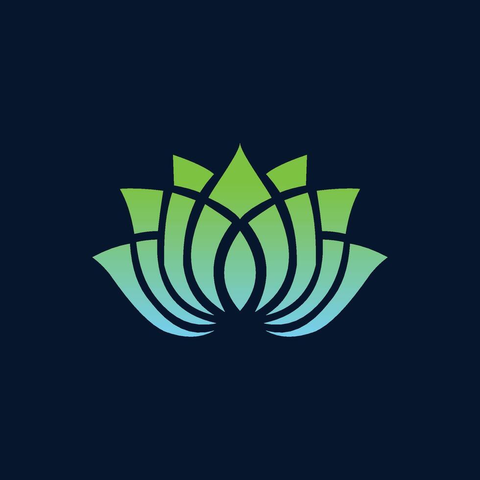 logo design flower for various types graphic vector