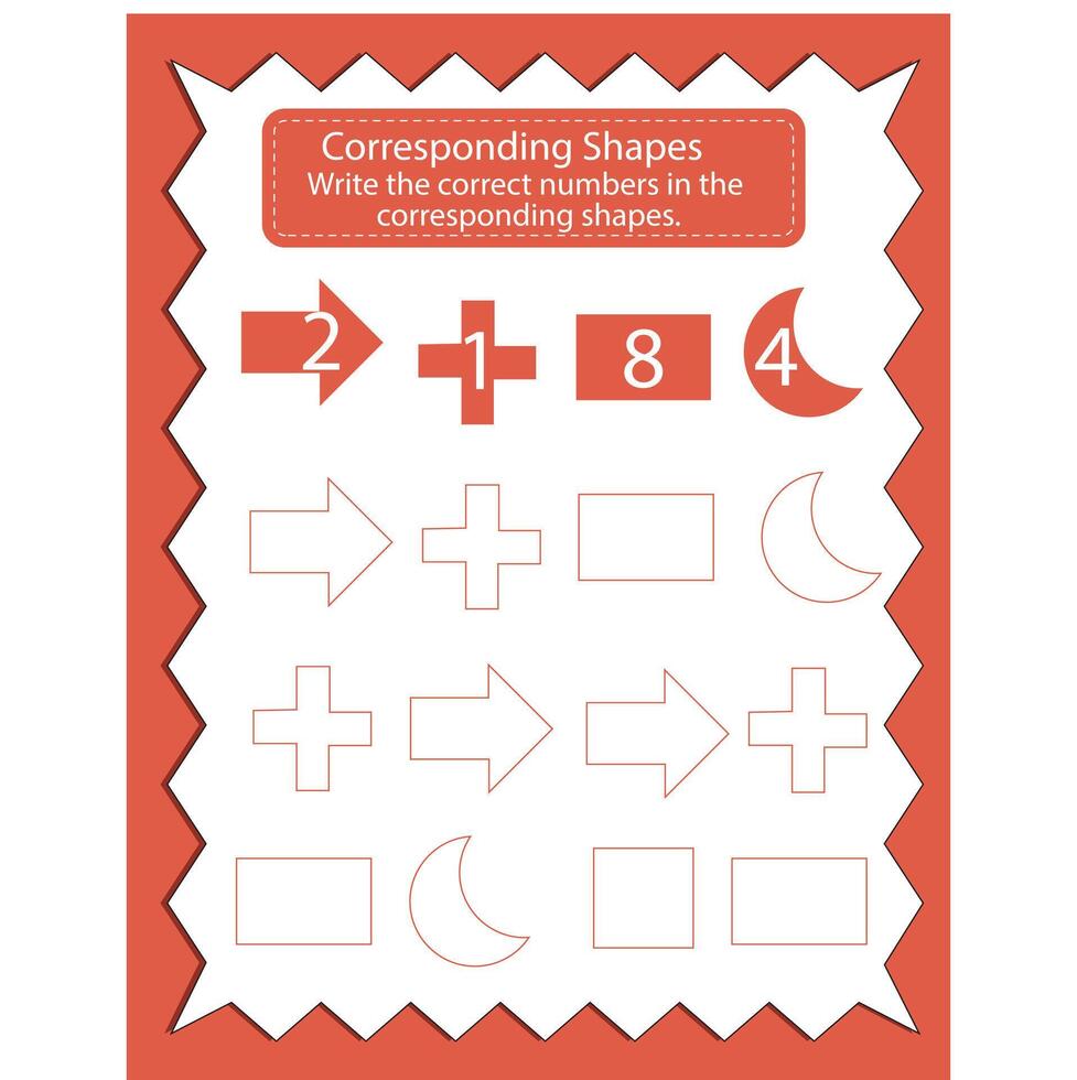 Shape Drawing Pages vector