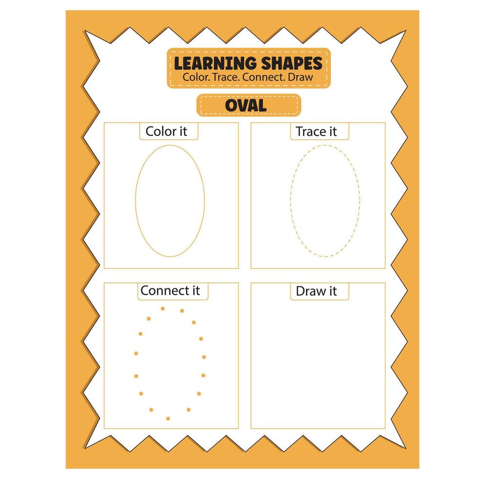 Shape Drawing Pages vector