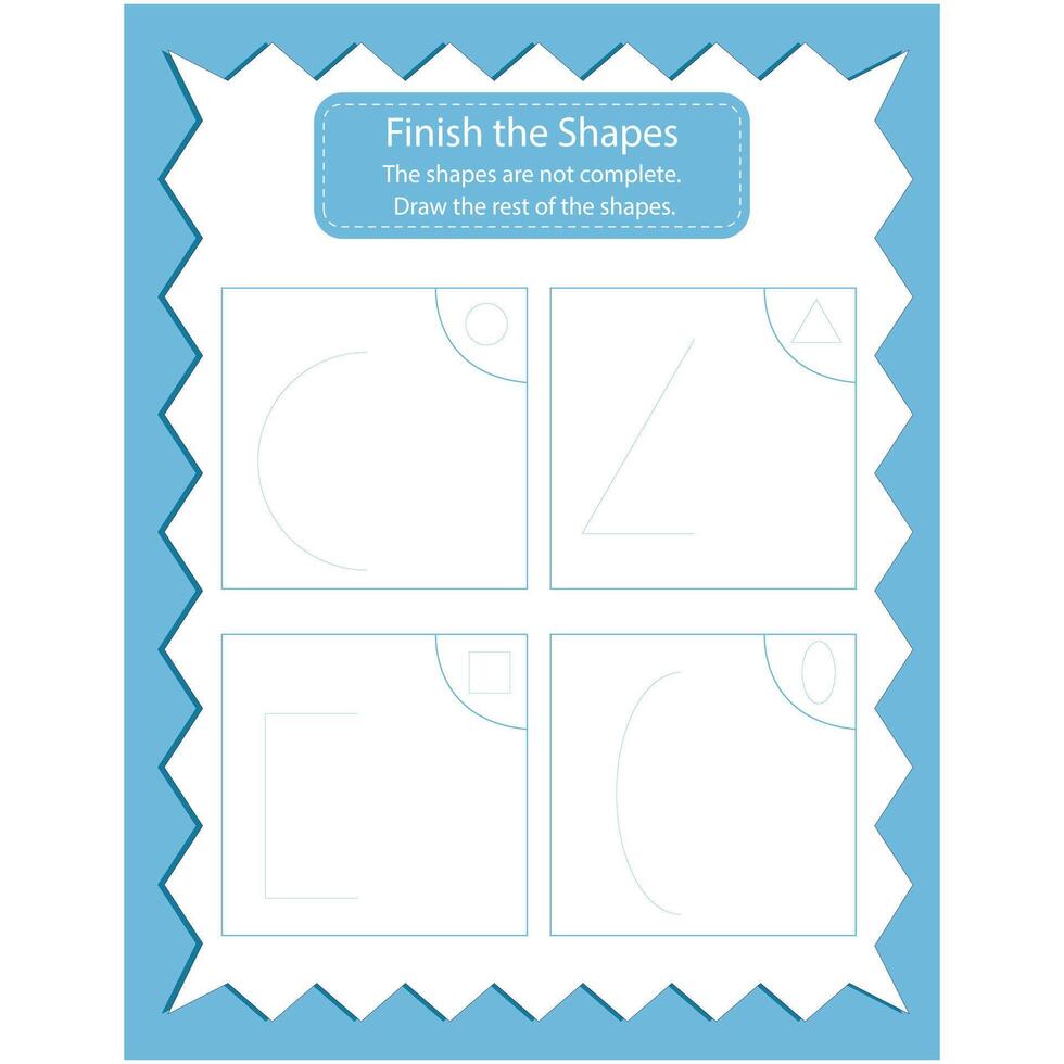 Shadow Match Activity Kids Game vector