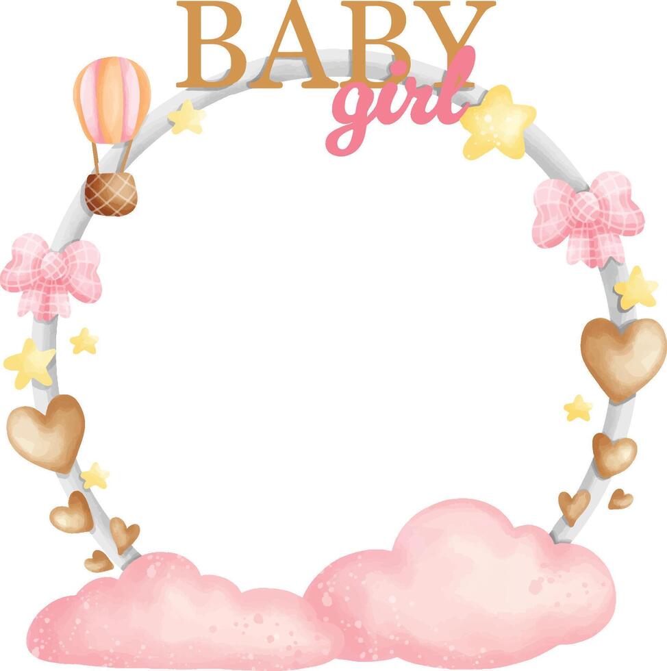 Baby element, baby shower element vector