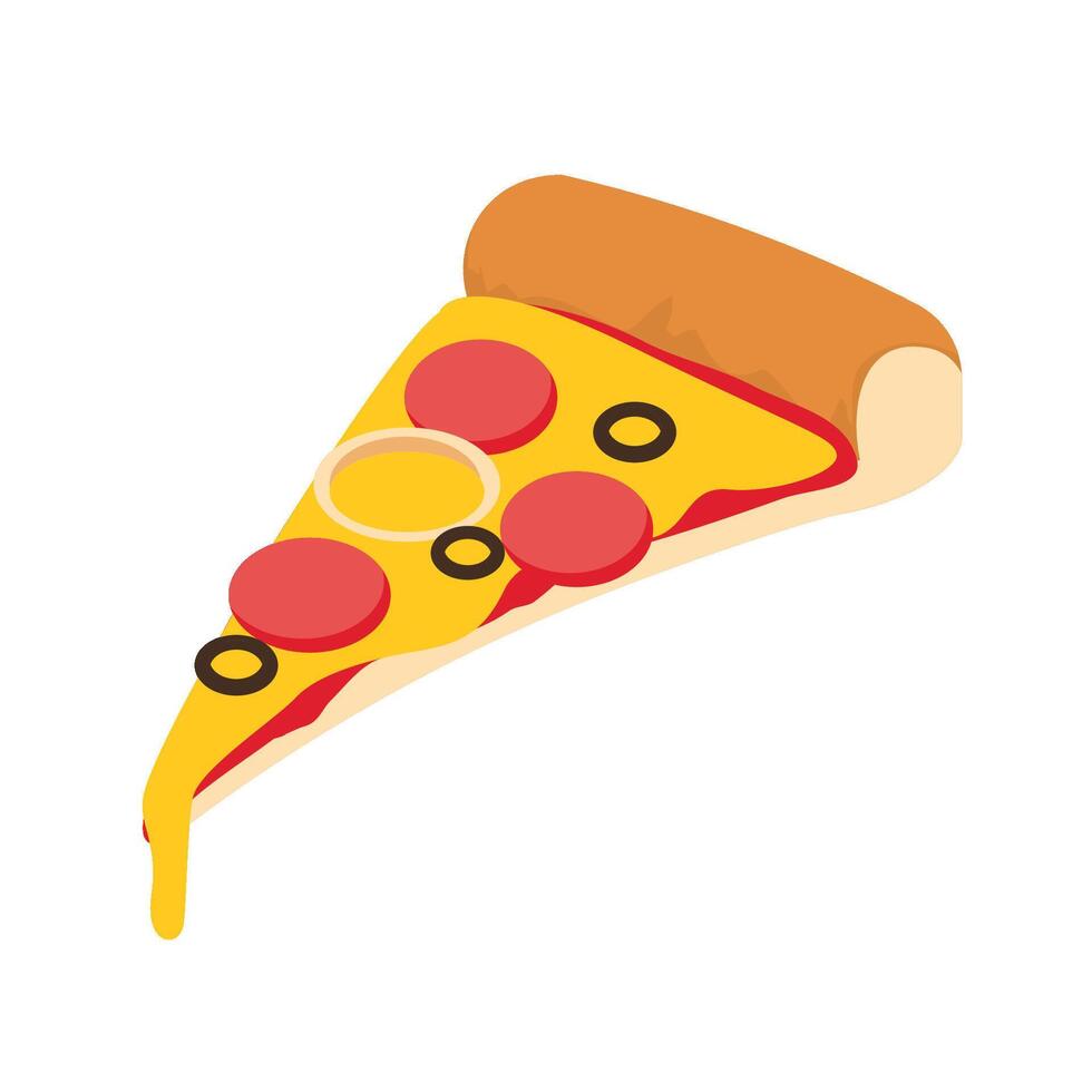Fast Food Set Pizza vector