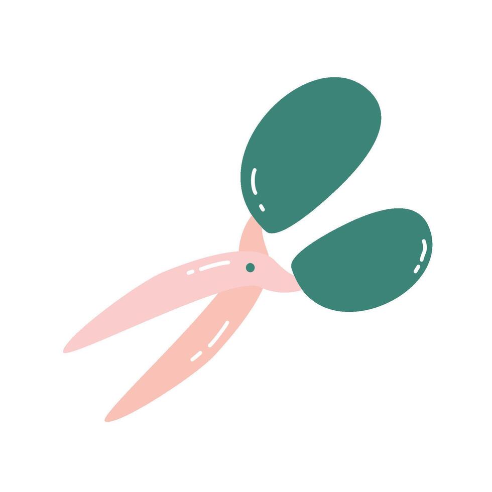 Crafts Handmade Illustration scissors vector