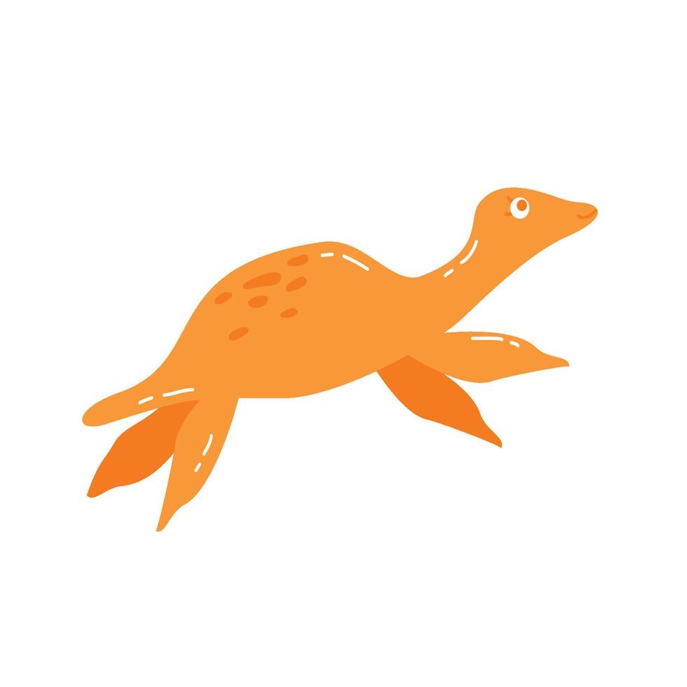 Cute dinosaurs icon collection vector