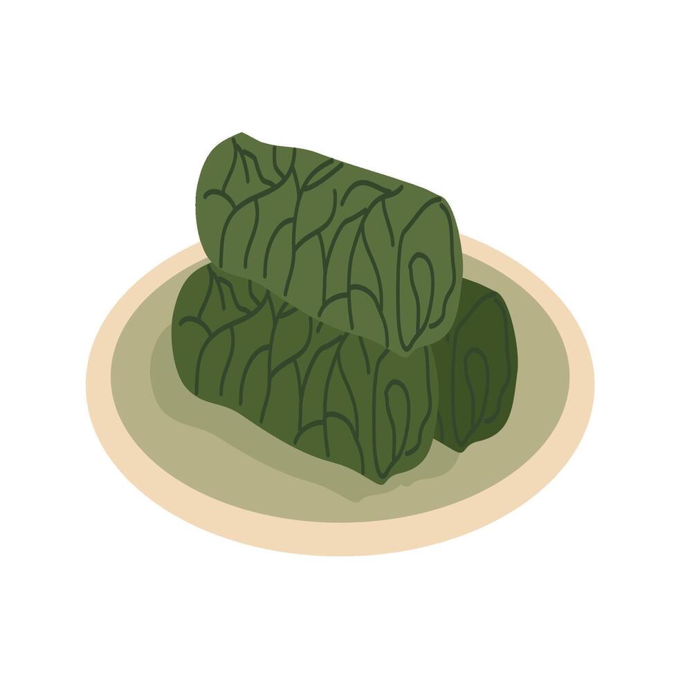 Arabic Food Collection warak enab vector