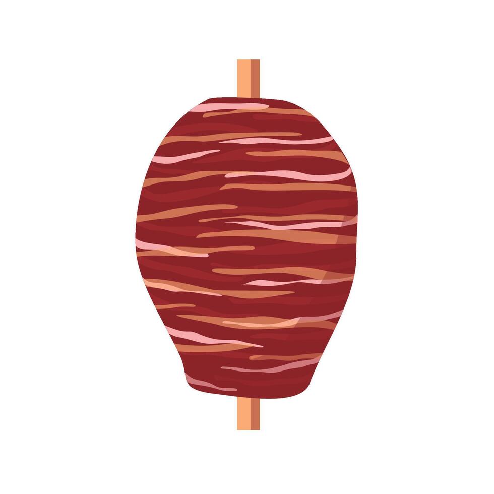 Arabic Food Collection kebab vector