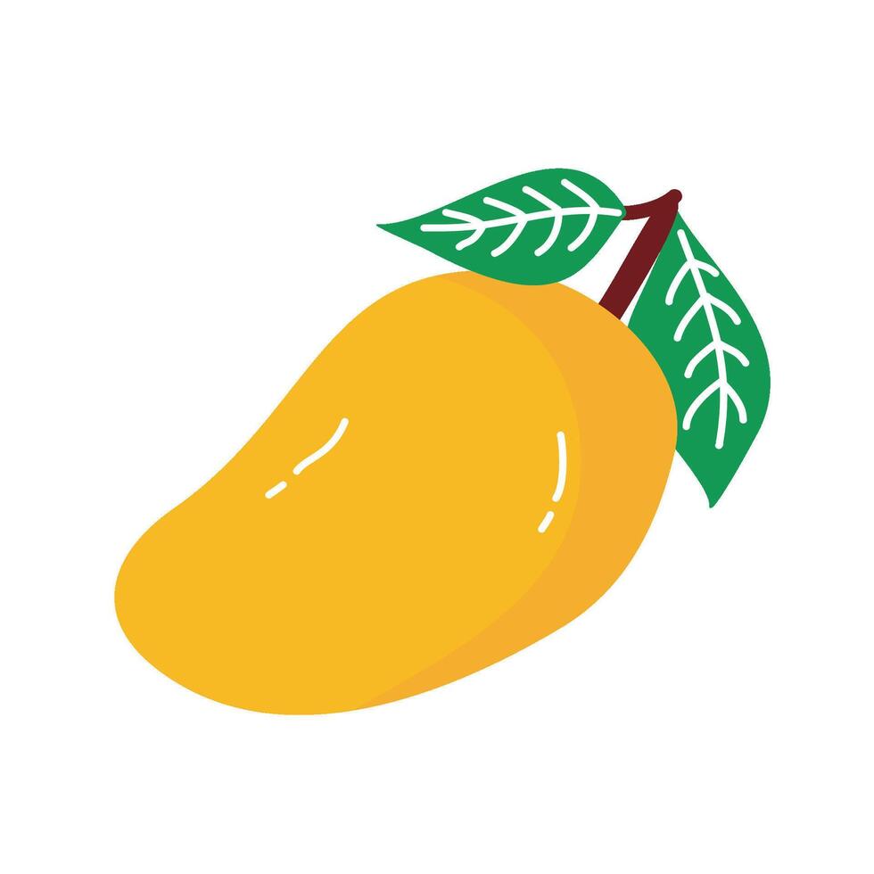 Sweet Fruit Set mango vector