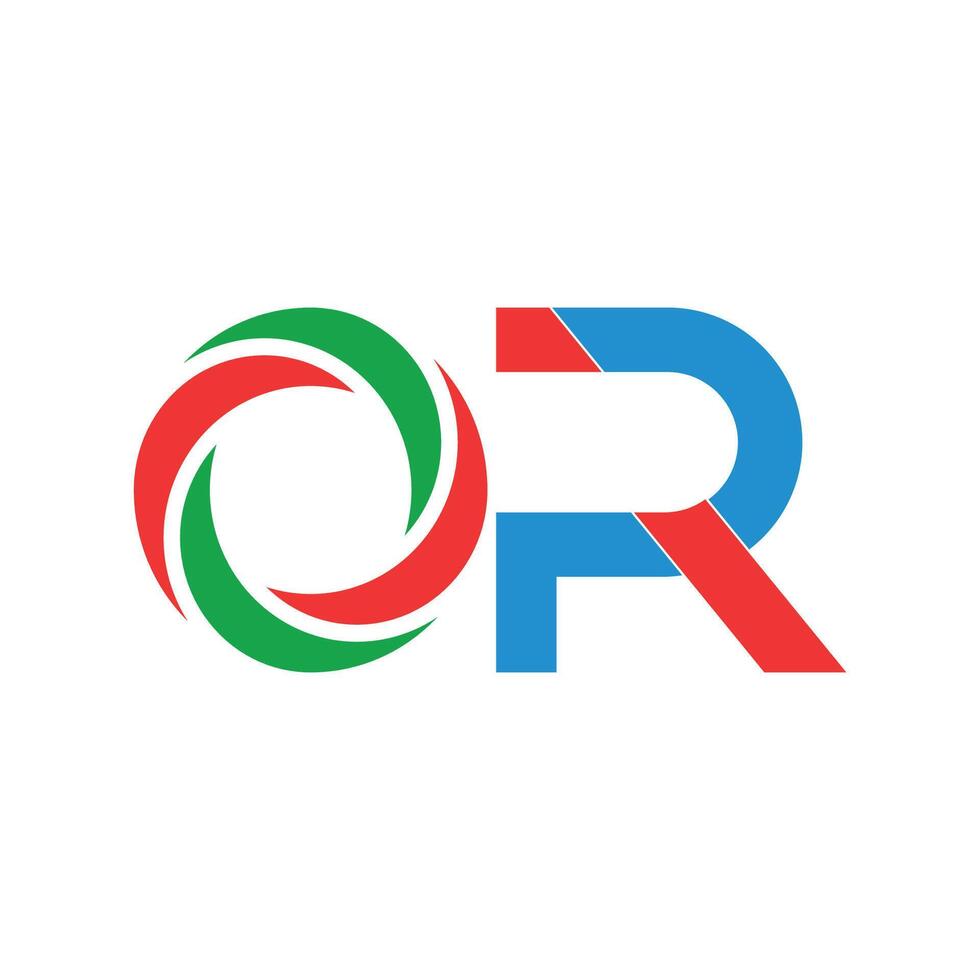 OR Logo Design vector