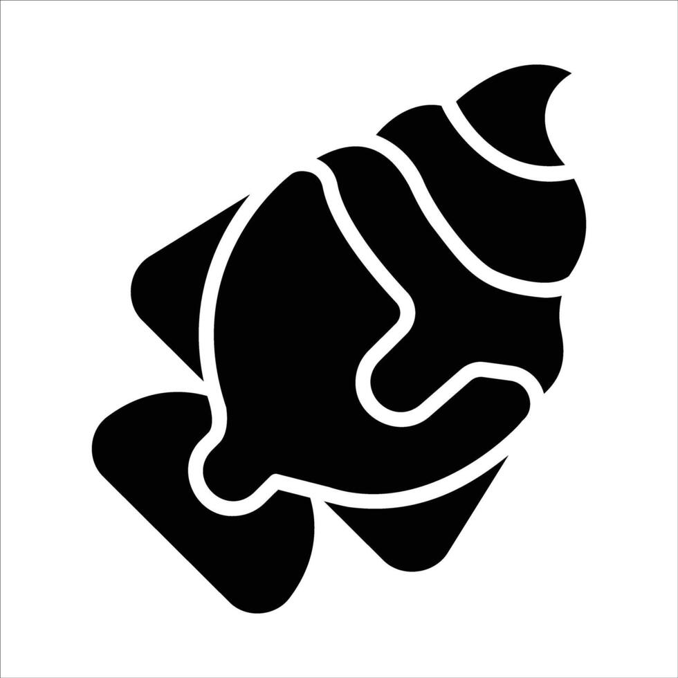 taiyaki in flat design style vector