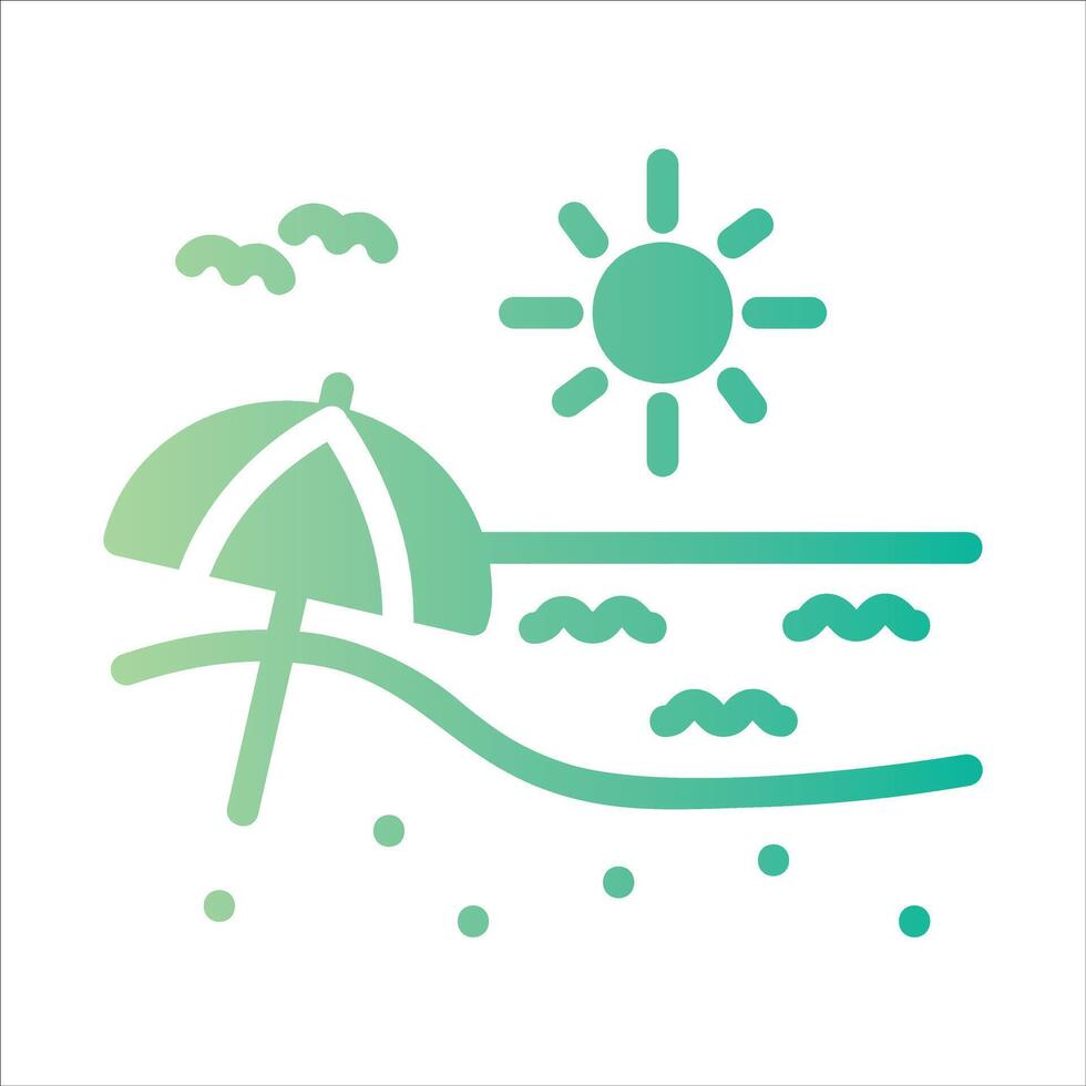 vacation in flat design style vector