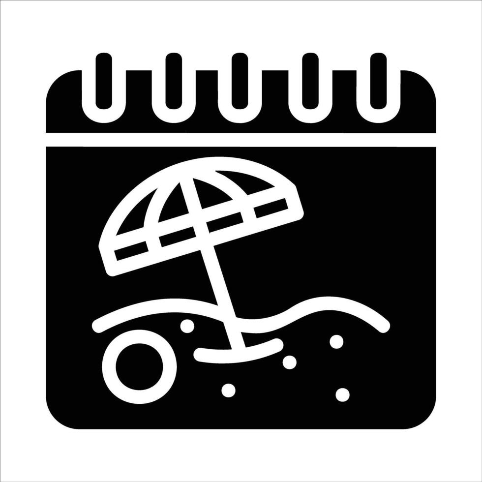 summer in flat design style vector