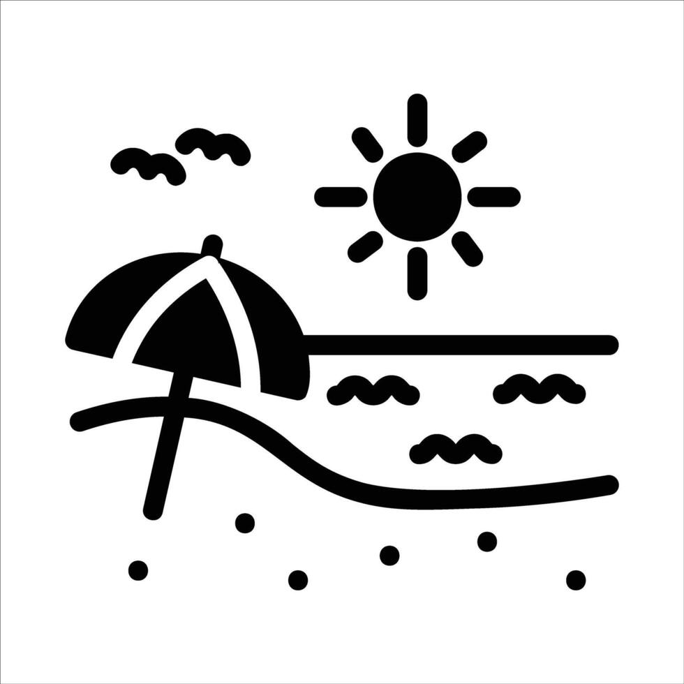 vacation in flat design style vector