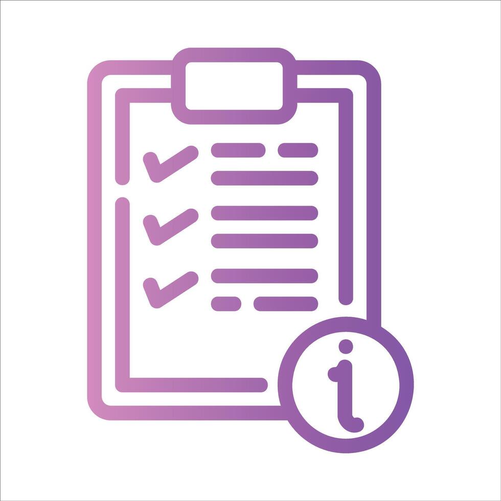questionnaire in flat design style vector