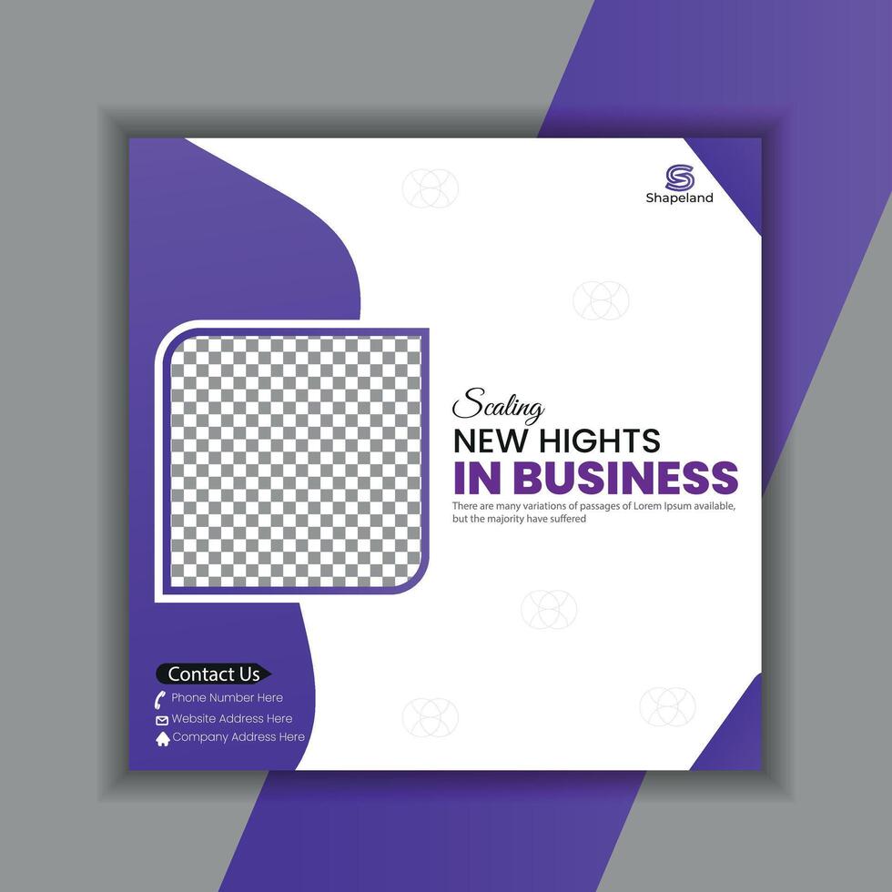 business social media post vector