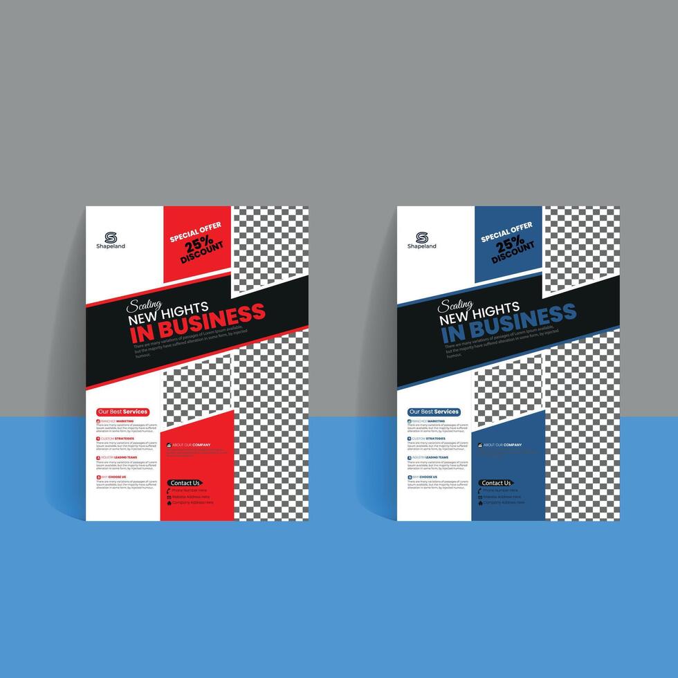 Business flyer Design vector