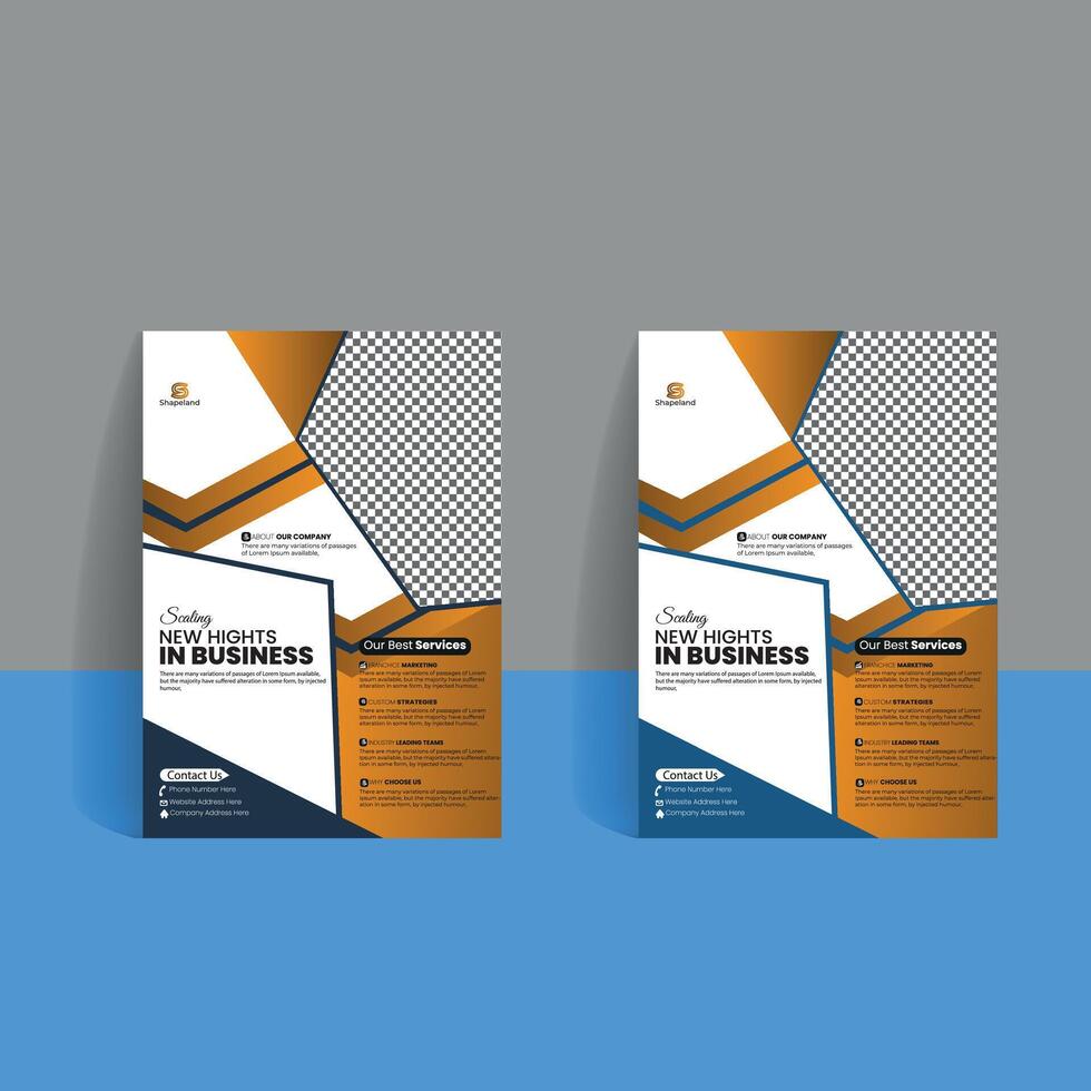 Creative Flyer Design vector