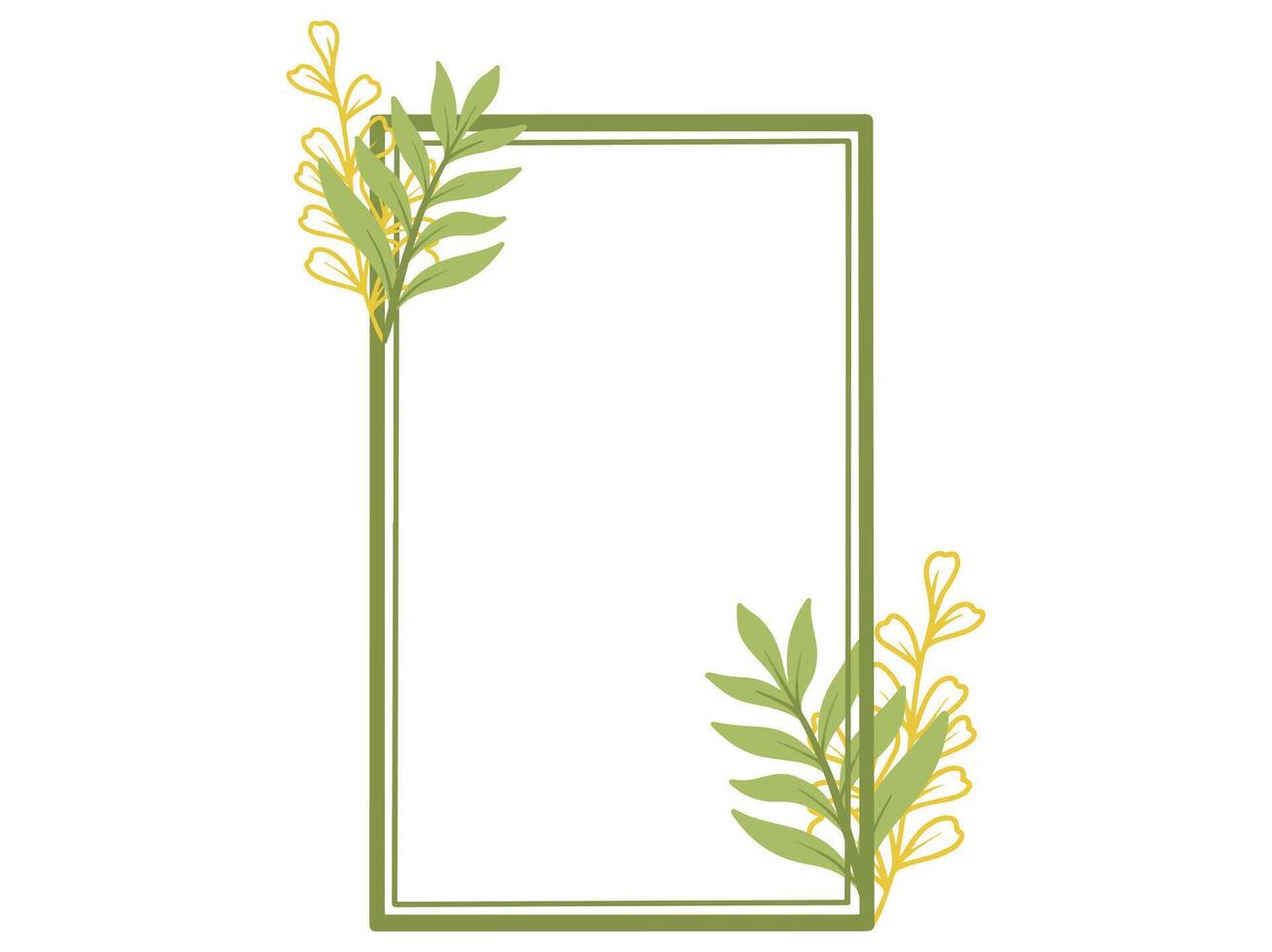 Autumn Leaf Frame Background Illustration vector