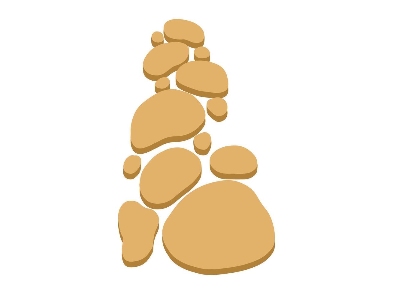 Stone Path Texture Background Illustration vector