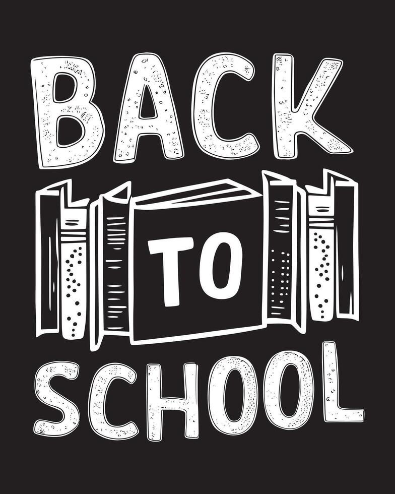 Back to School Education Elements and Typography Design vector