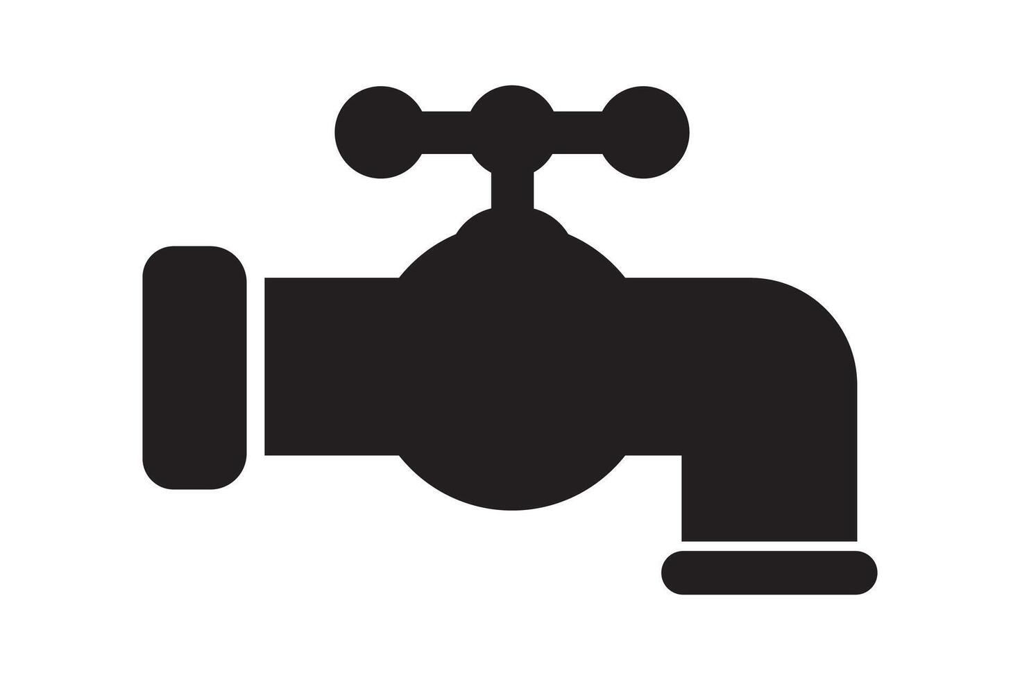 water tap icon water tap glyph icon, Water Faucet Icon vector