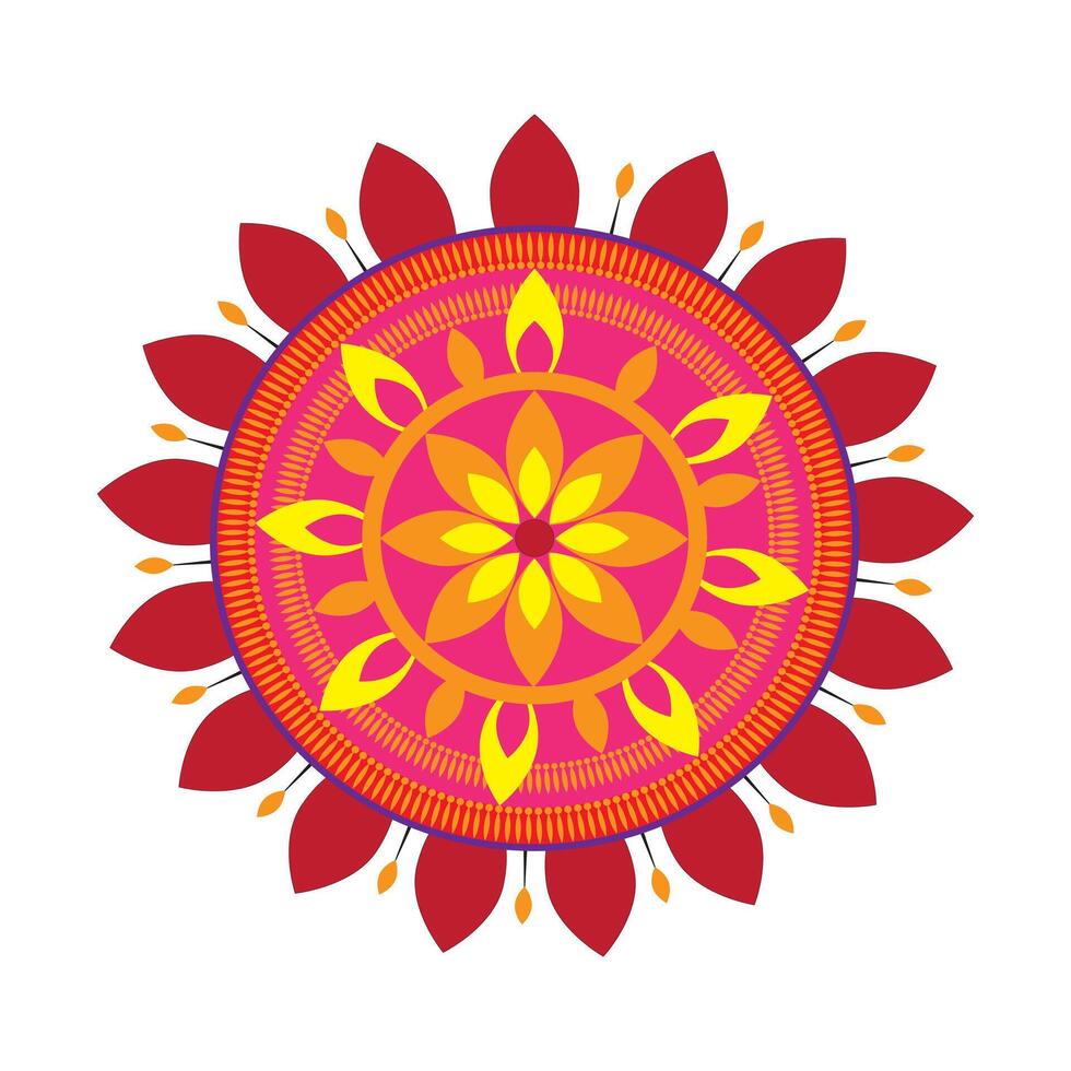 Mandela design, Floral background design vector
