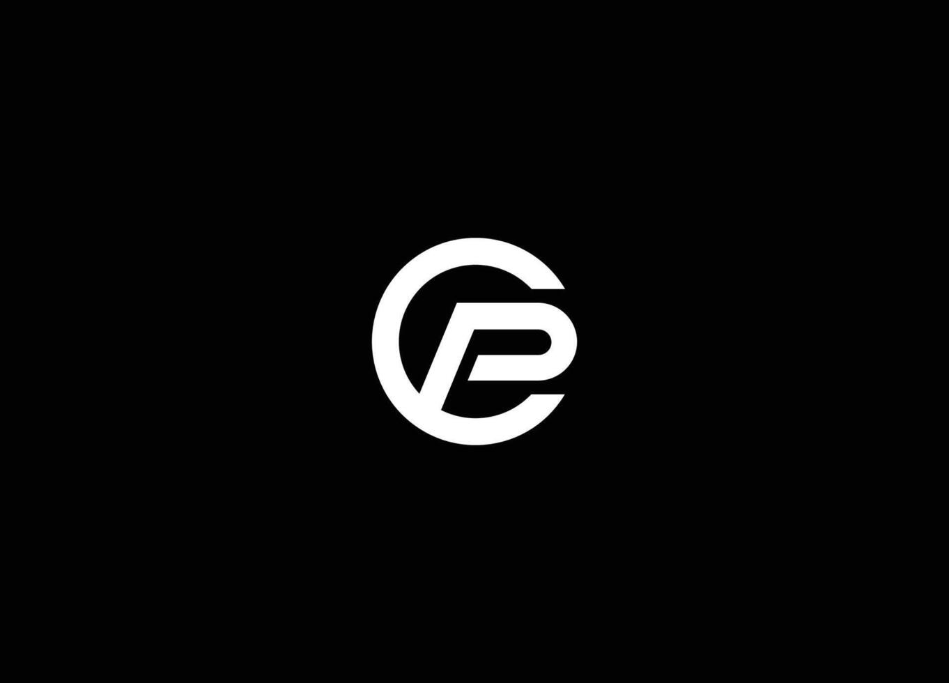 PC Logo Design PC Initials PC Monogram Symbol. PC Initial Logo Design . Creative minimal PC monogram logo, letter PC CP initial logo vector