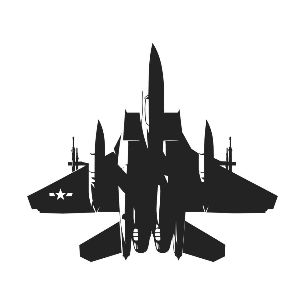 Black and White Jet Clip Art vector