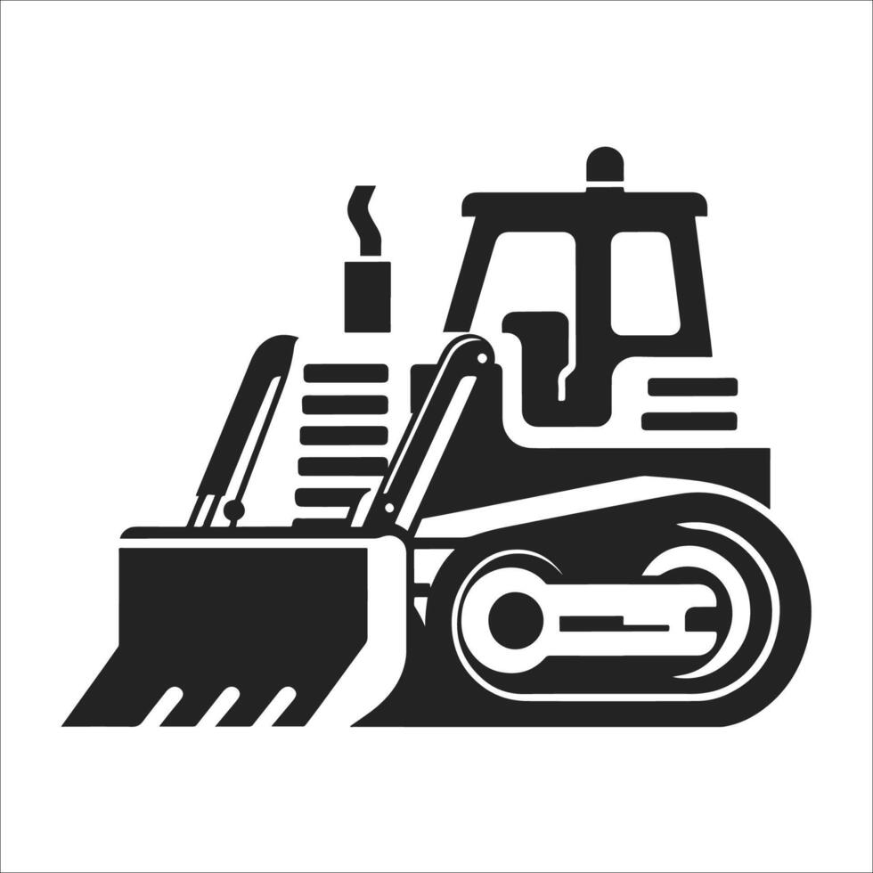 Bulldozer Logo Template vector