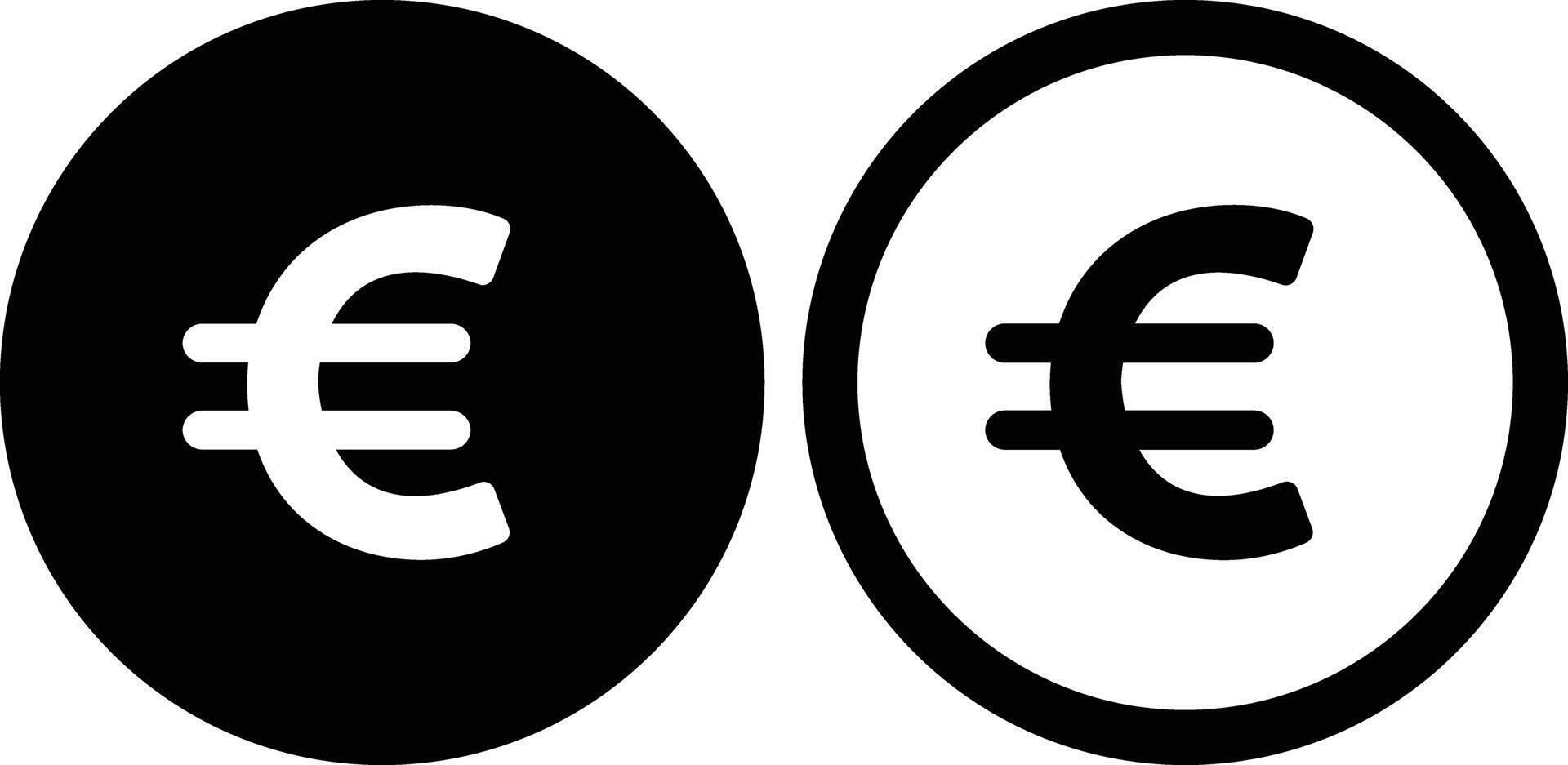 Exchange money dollar icon in flat, line set. isolated on World currency icon Euro, USD dollar, bitcoin, yen, pound, cryptocurrency. Money symbol, coin for apps or web vector