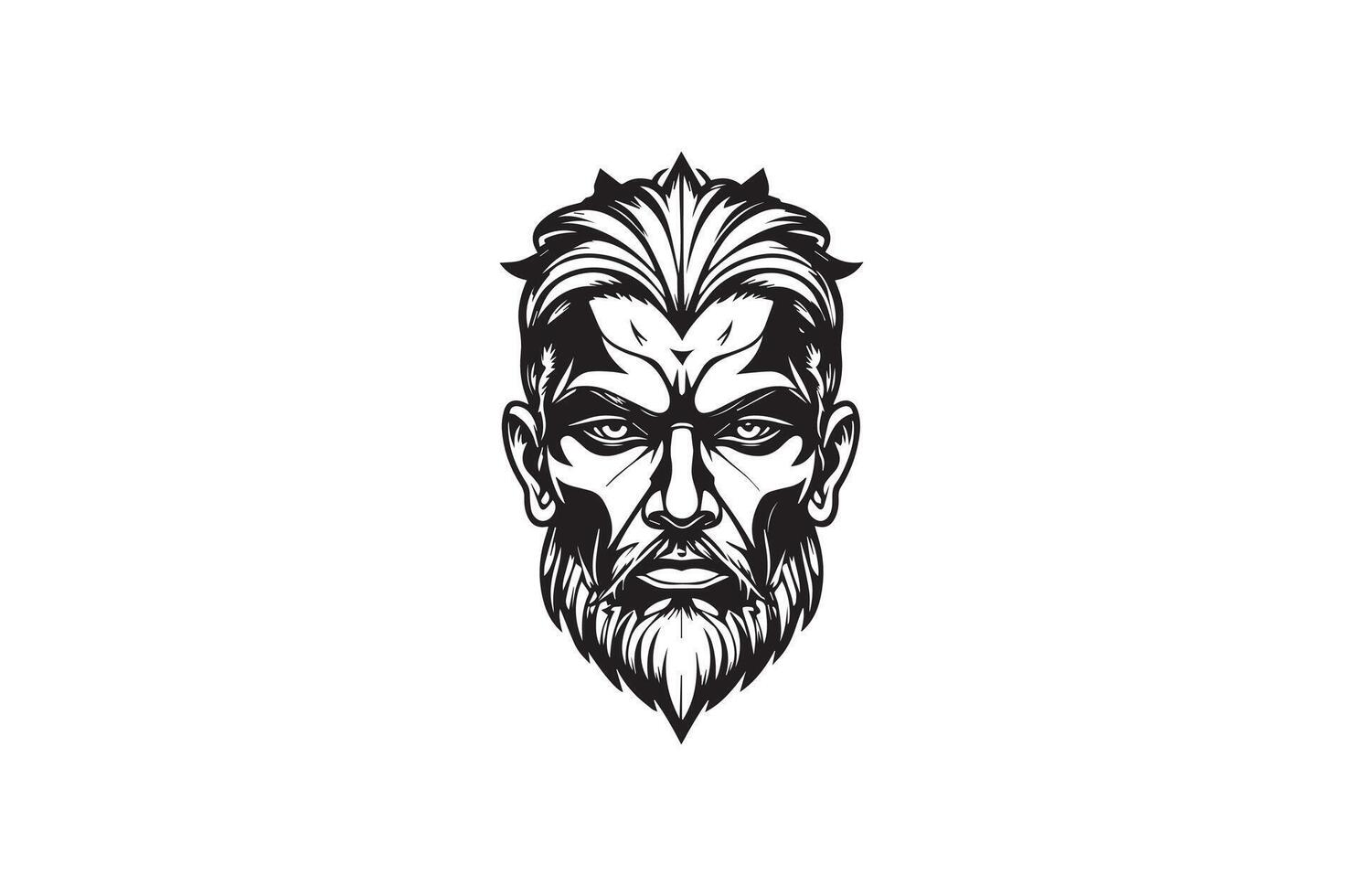 Man head art vector