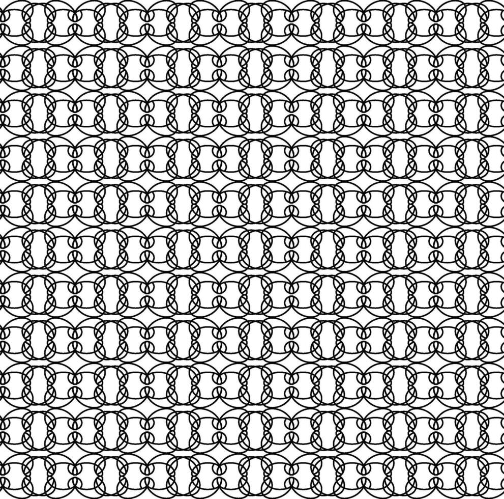 Abstract seamless pattern in black color in the form of a lattice on a white background vector