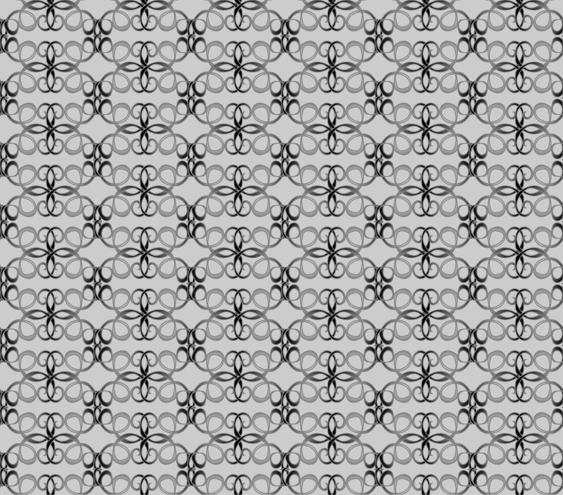 Beautiful monochrome abstract pattern on a gray background vector