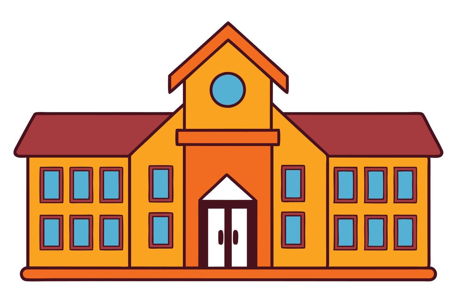 Back to School Elements , Cartoon, Clipart, and Line Art Designs. Printable back to school graphics. vector