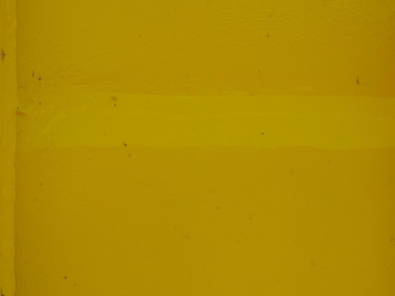Yellow painted steel texture for a close-up background of a building or construction. photo