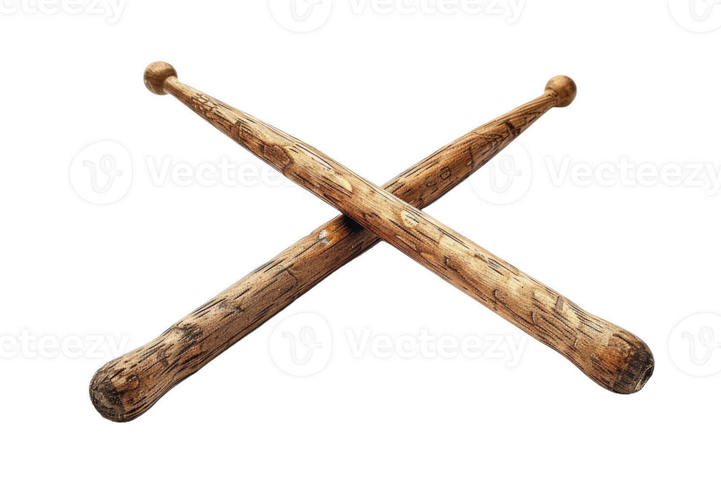 Crossed Wooden Drumsticks png