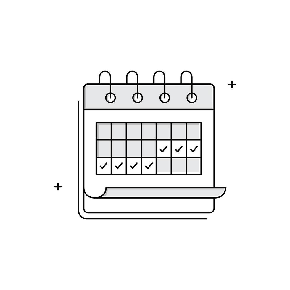 Event, Calendar, Date, Schedule Icon Design vector