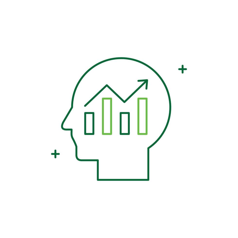 Business Data Insights Icon Design vector