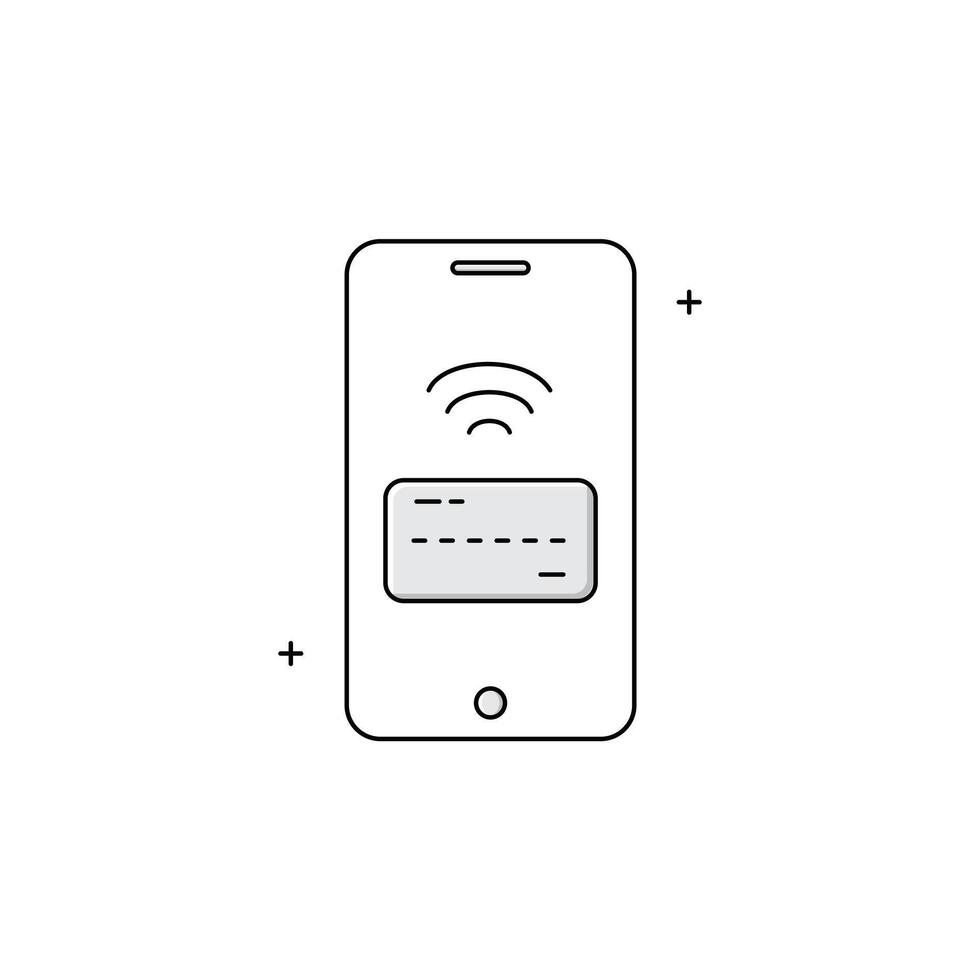 Mobile Payment, Banking, Payment App icon Design vector