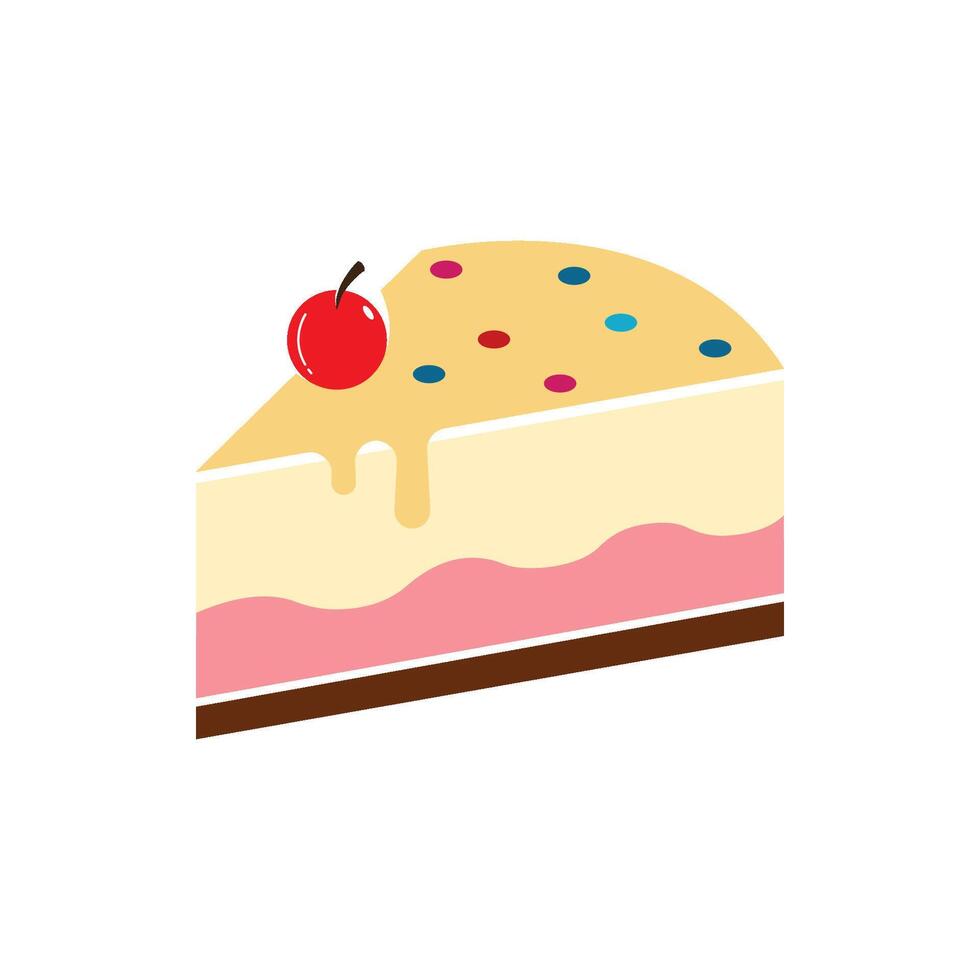 Cake logo icon vector