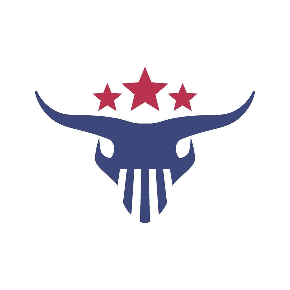 Bull head Red Bull vector