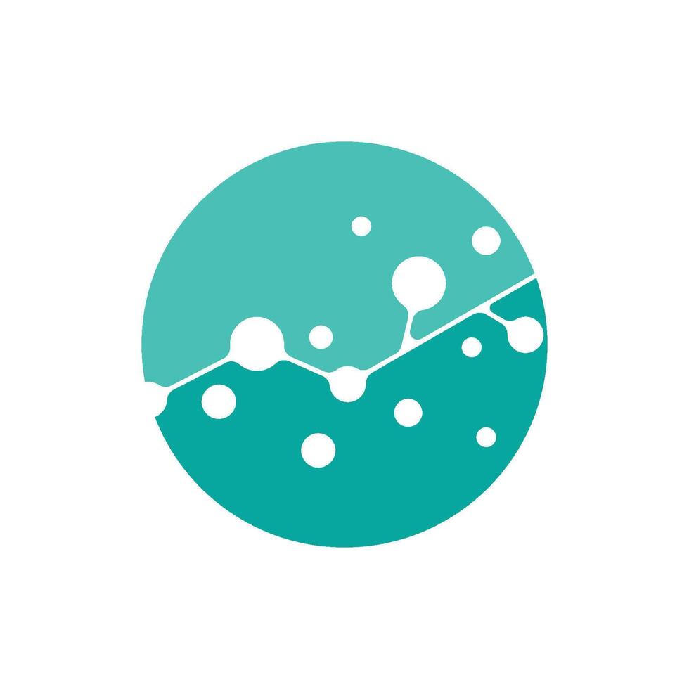 Molecule logo illustration vector