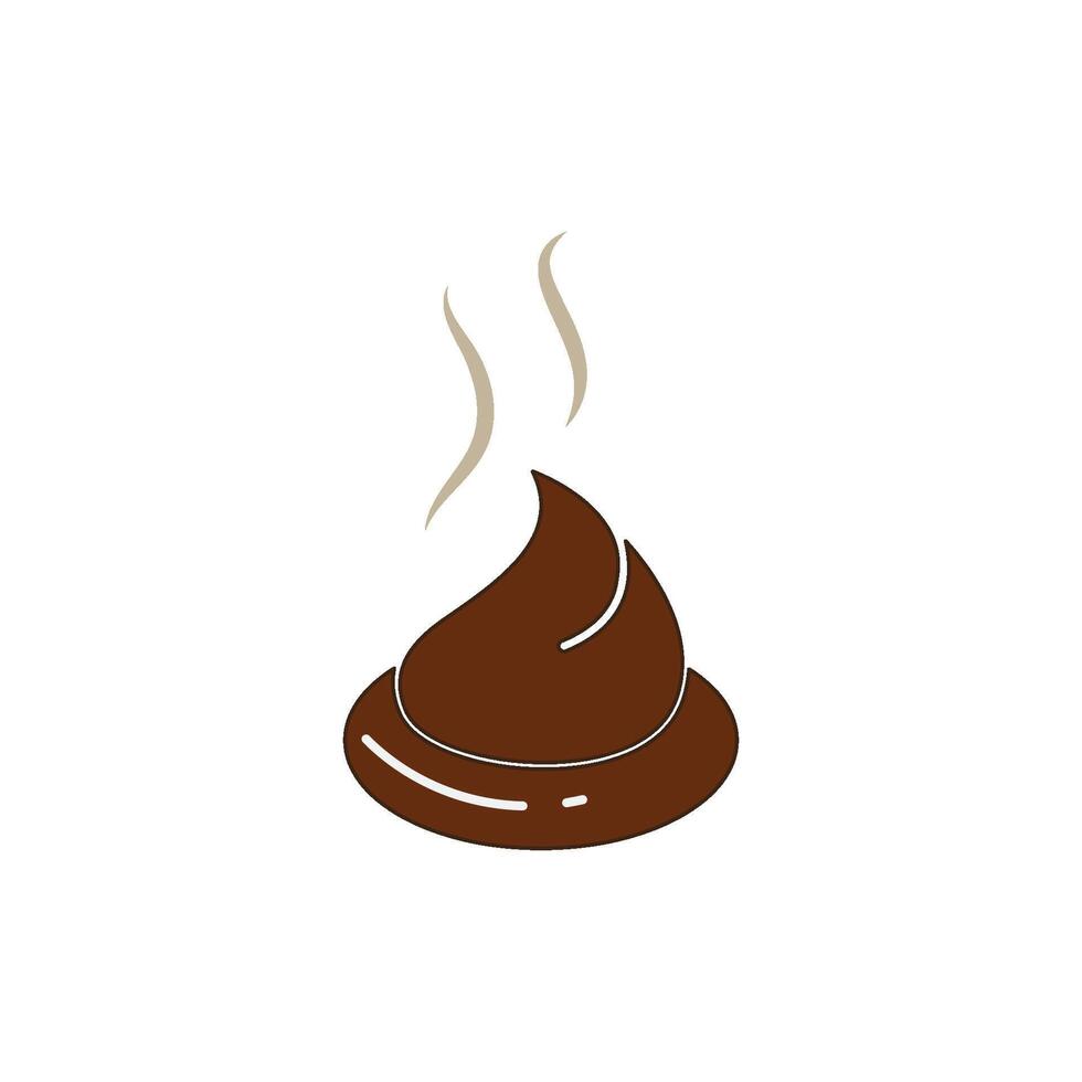 Feces icon illustration vector